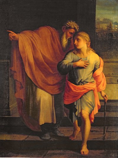 Jacob Sending his Son, Joseph, to Look for his Brothers at Sichem or Tobias Receiving Instructions from his Brothers by Eustache Le Sueur